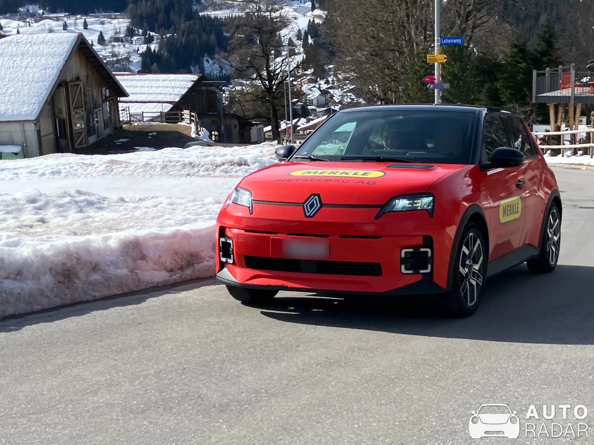 Alpine A290 GTS Premiere Edition spotted in Klosters