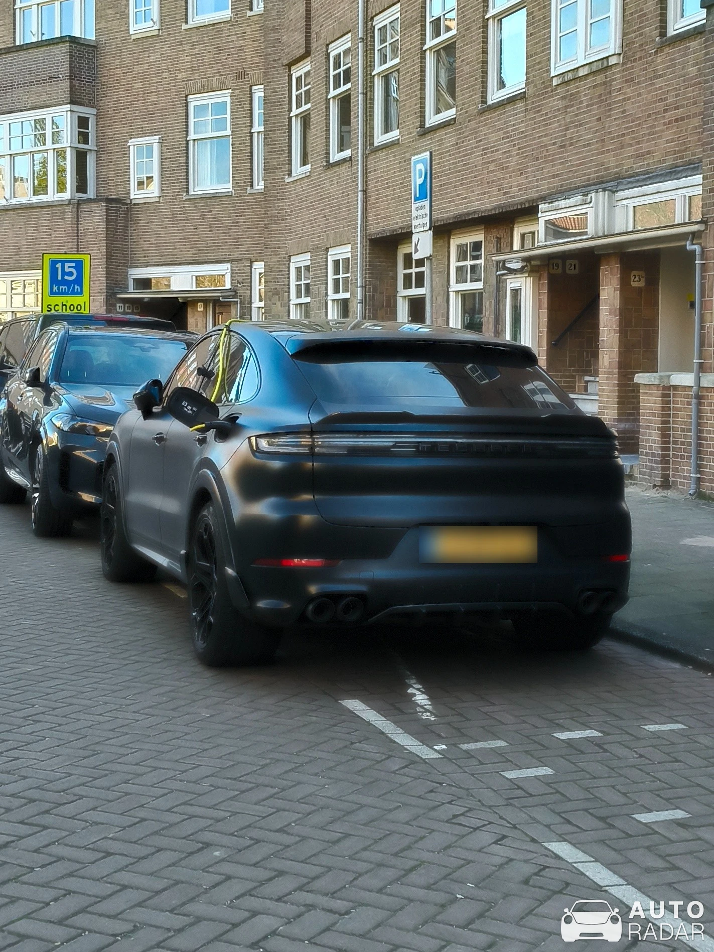 Porsche TechArt Cayenne Turbo S E-Hybrid spotted in Amsterdam