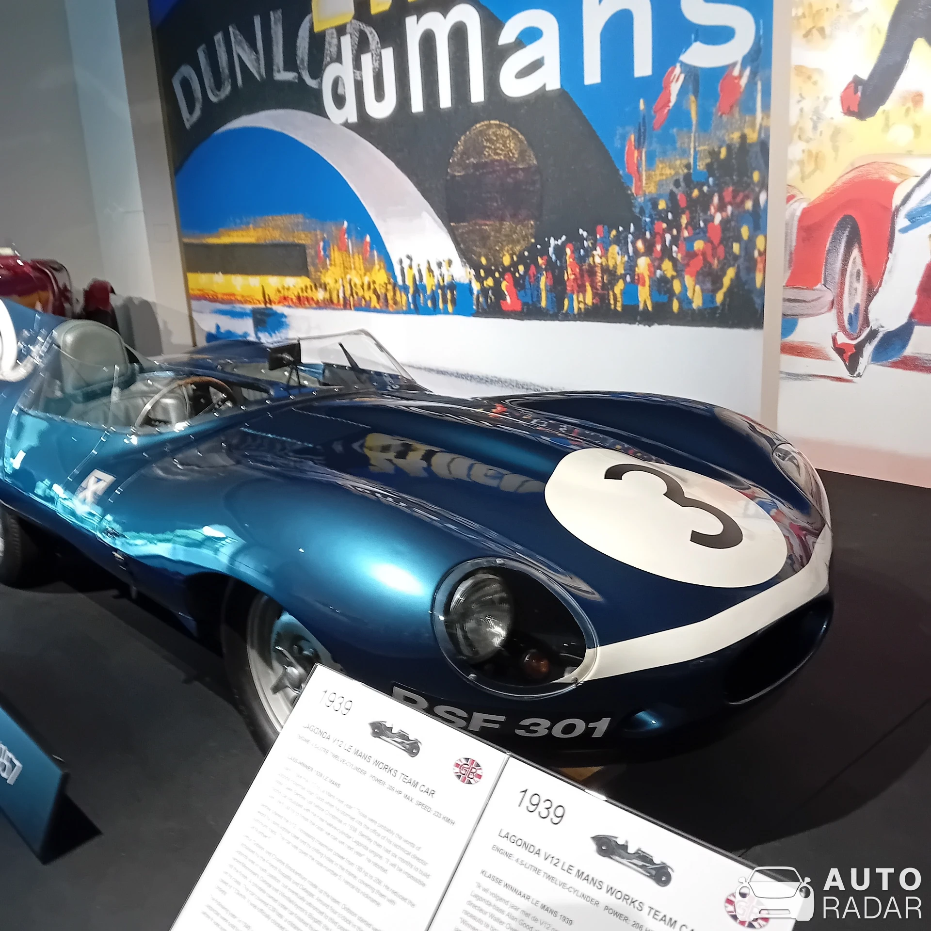 Jaguar D-Type XKD 606 spotted in Den Haag