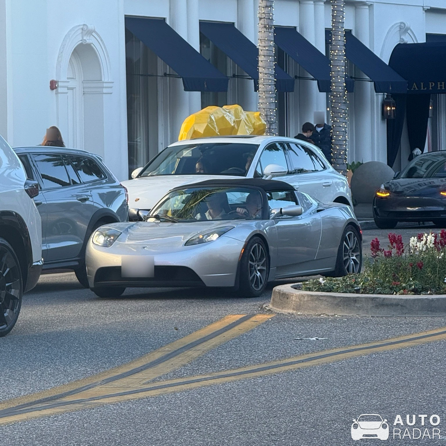 Tesla Roadster spotted in Beverly Hills, United States