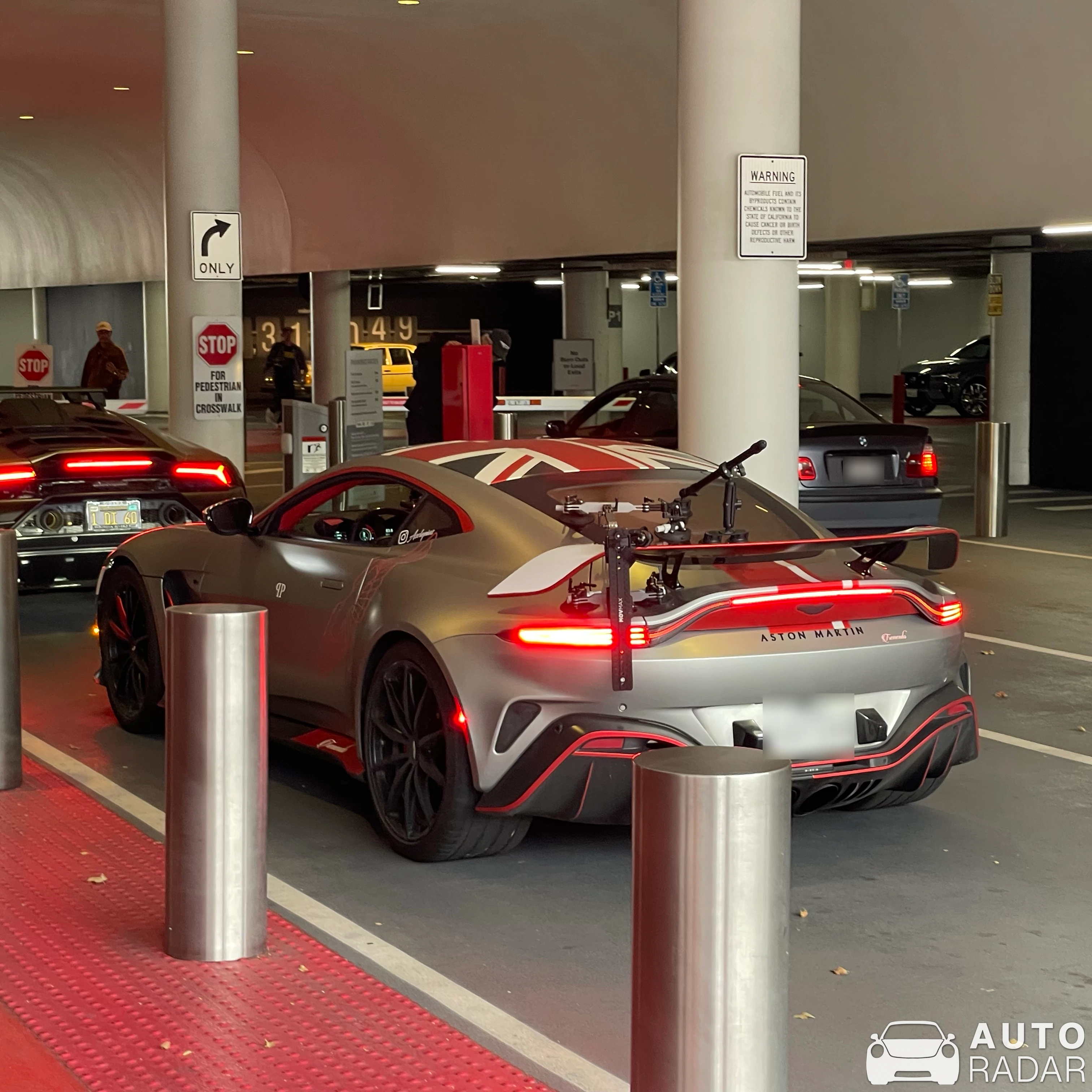 Aston Martin V12 Vantage 2023 spotted in Los Angeles