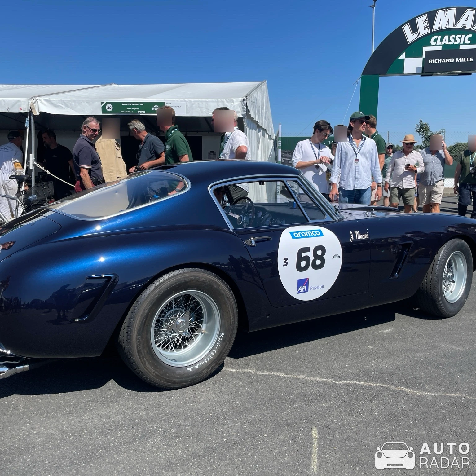 Ferrari 250 GT SWB Berlinetta Competizione spotted in Le Mans