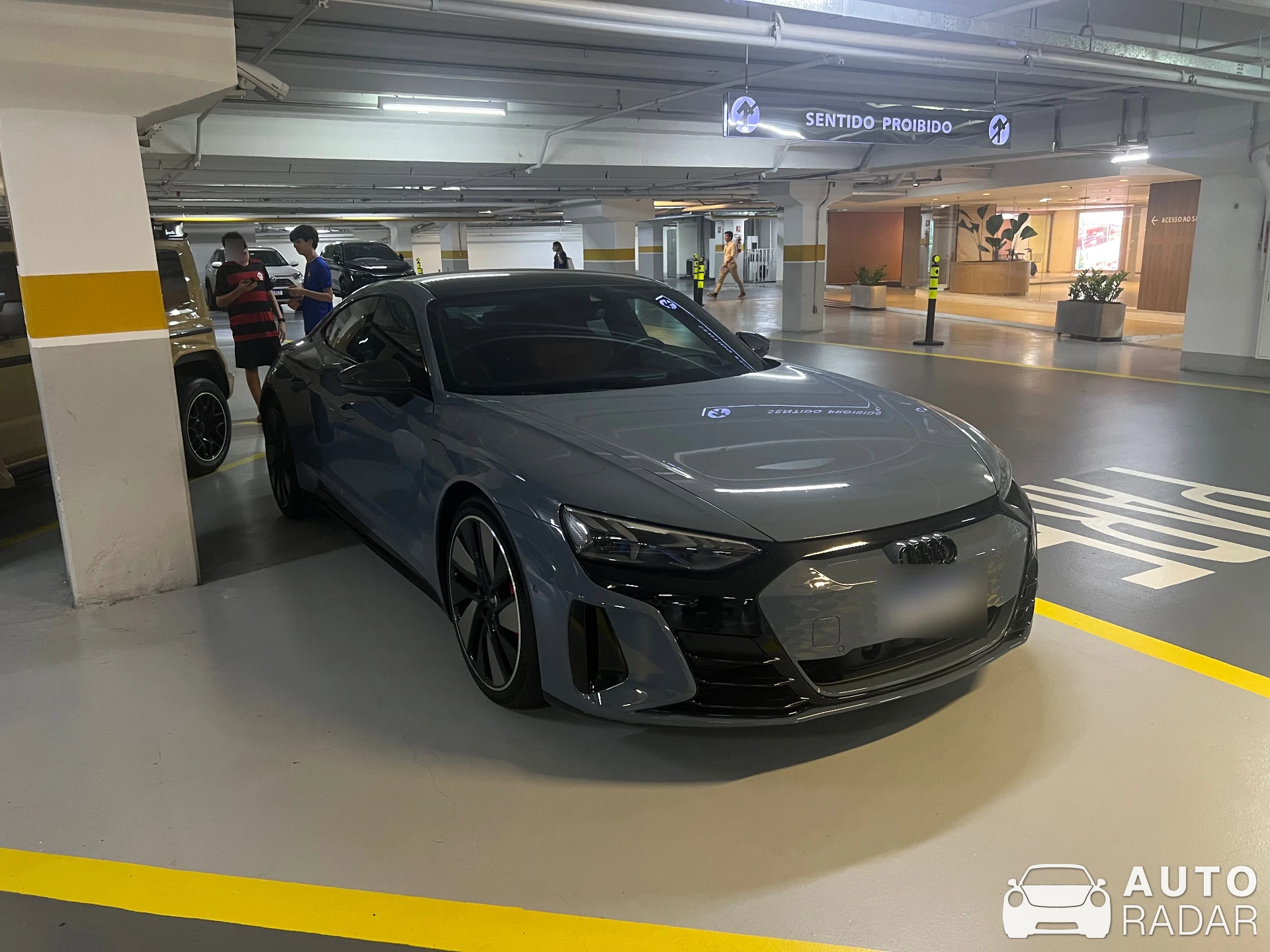 Audi RS E-Tron GT spotted in Barra da Tijuca, Brazil