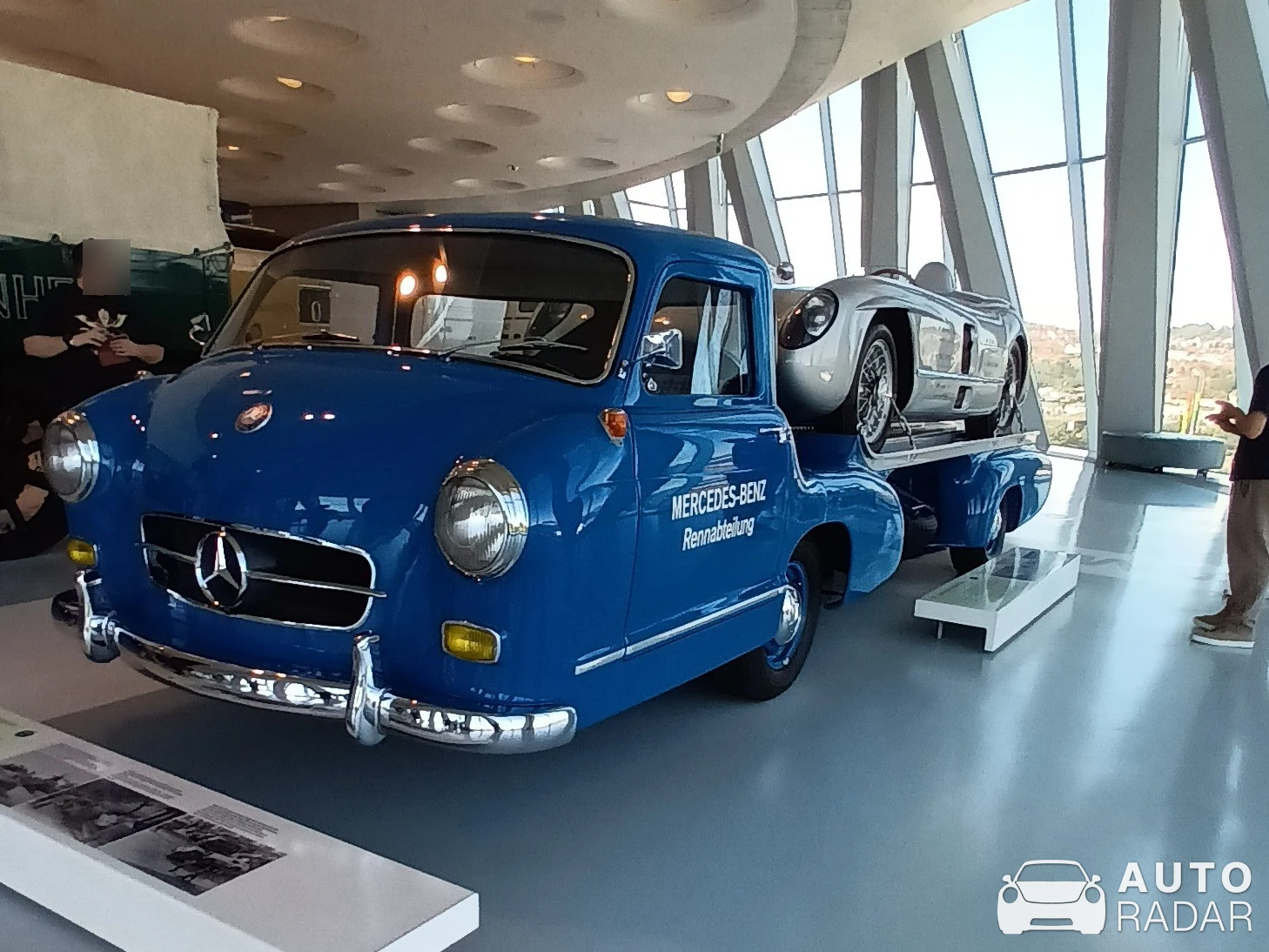 Mercedes Renntransporter spotted in Stuttgart