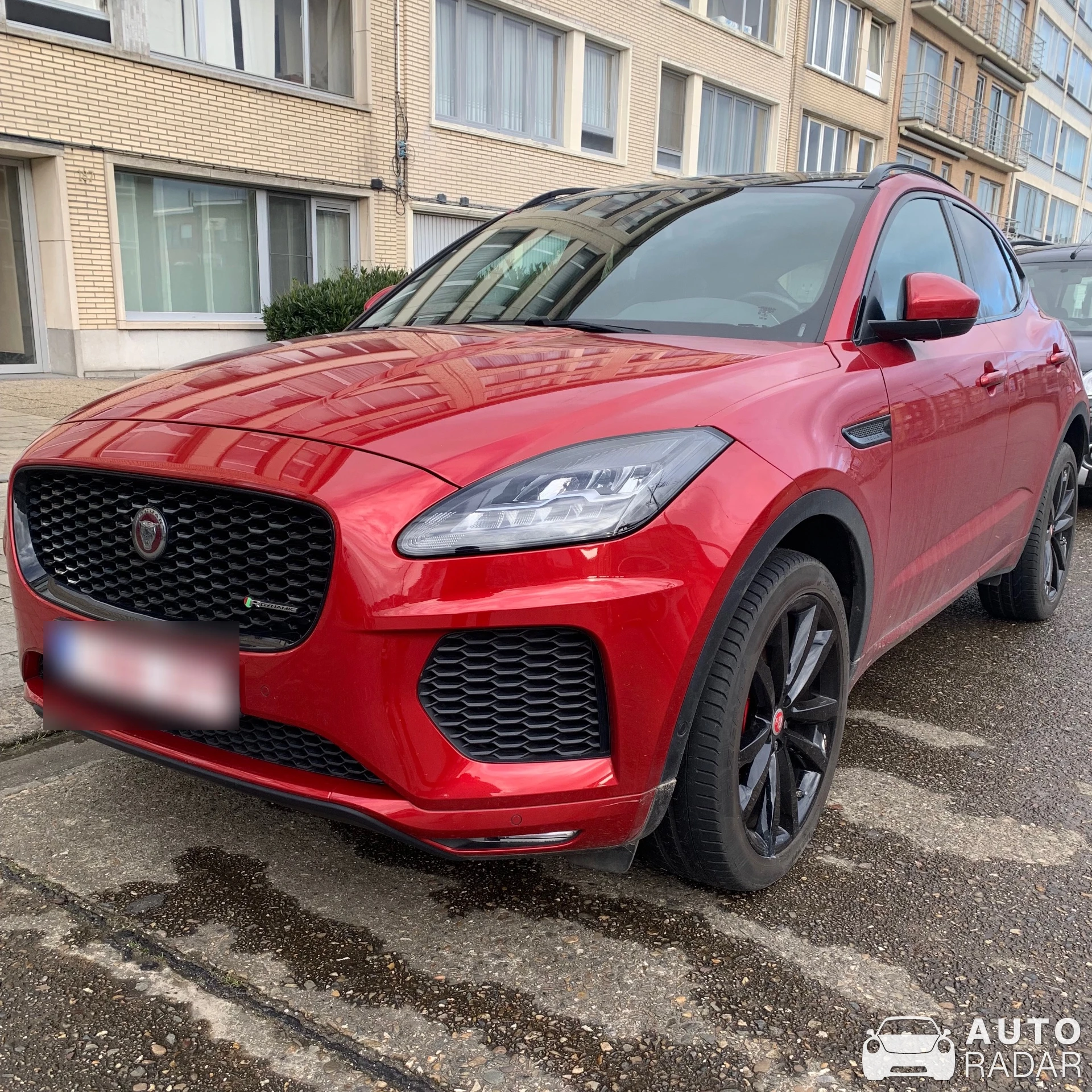 Jaguar E-PACE spotted in Antwerpen, België