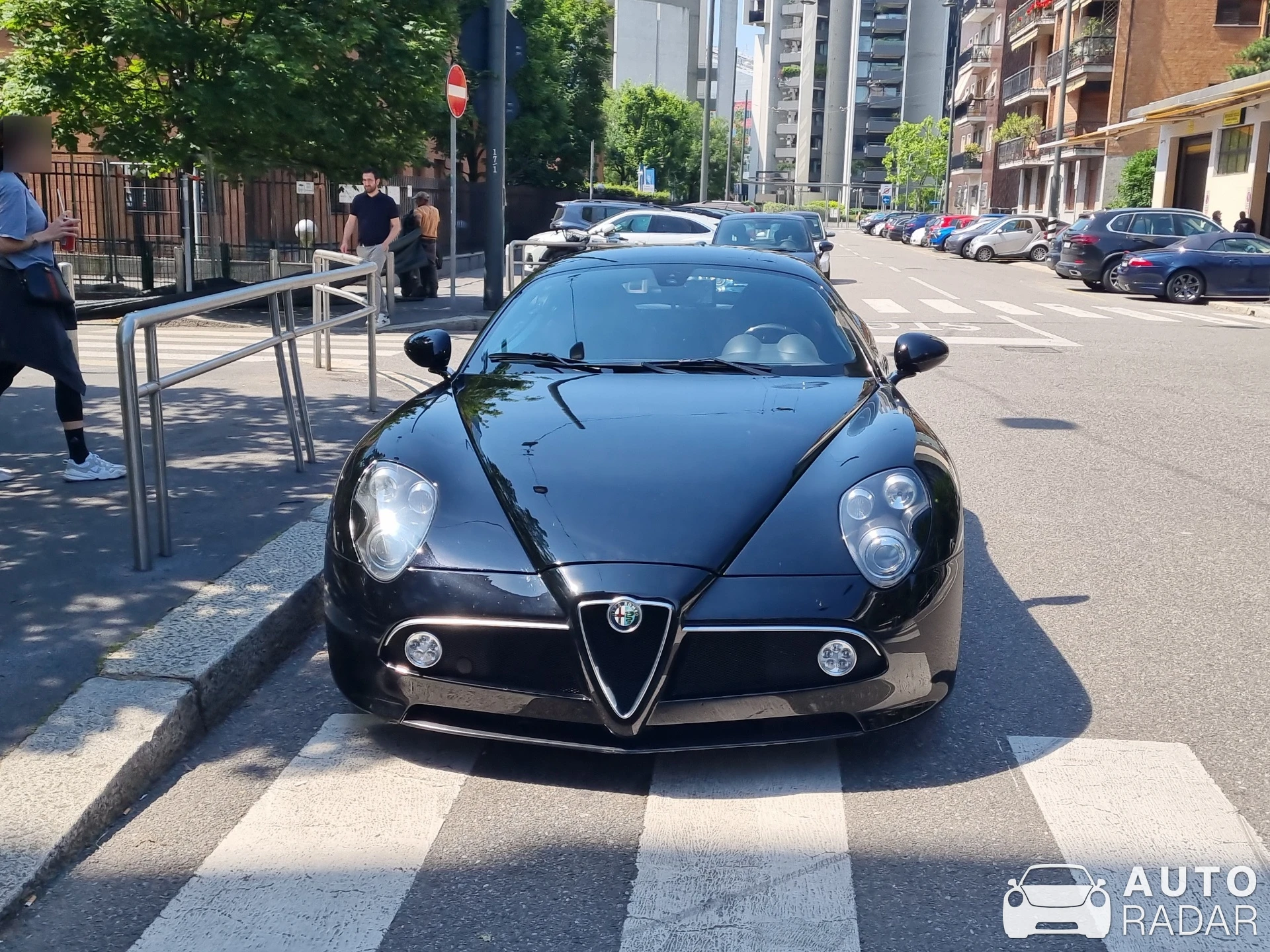 Alfa Romeo 8C Competizione spotted in Milano