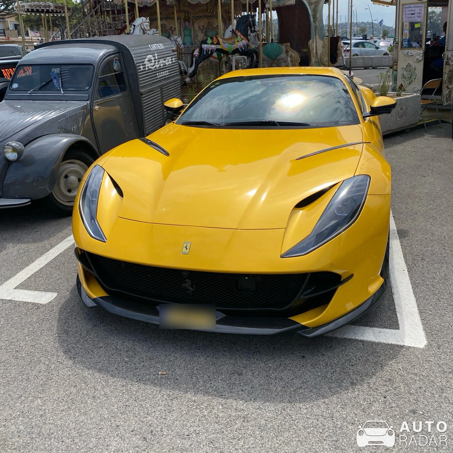 Ferrari 812 Superfast spotted in Saint-Tropez, France