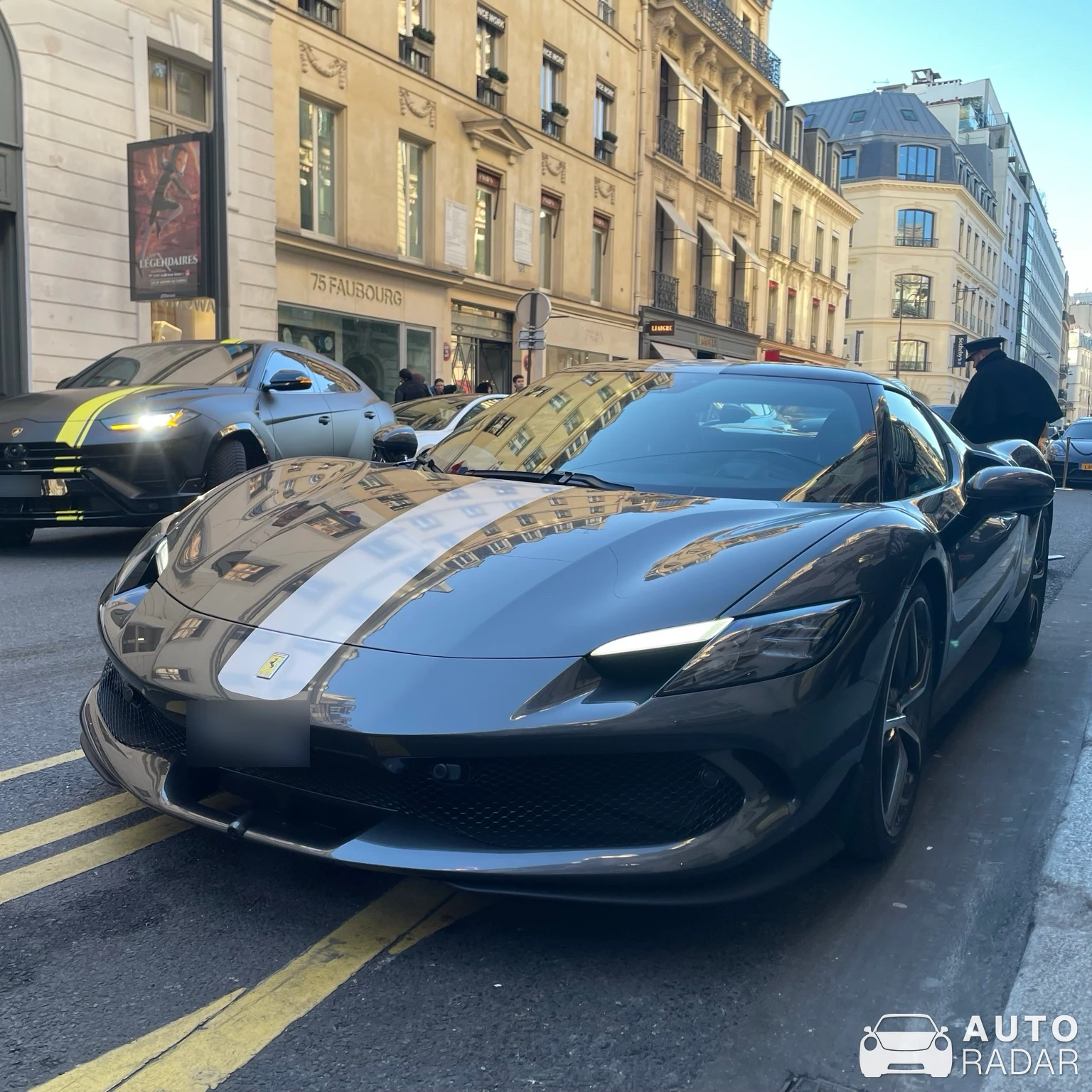 Ferrari 296 GTB Assetto Fiorano spotted in Paris, France