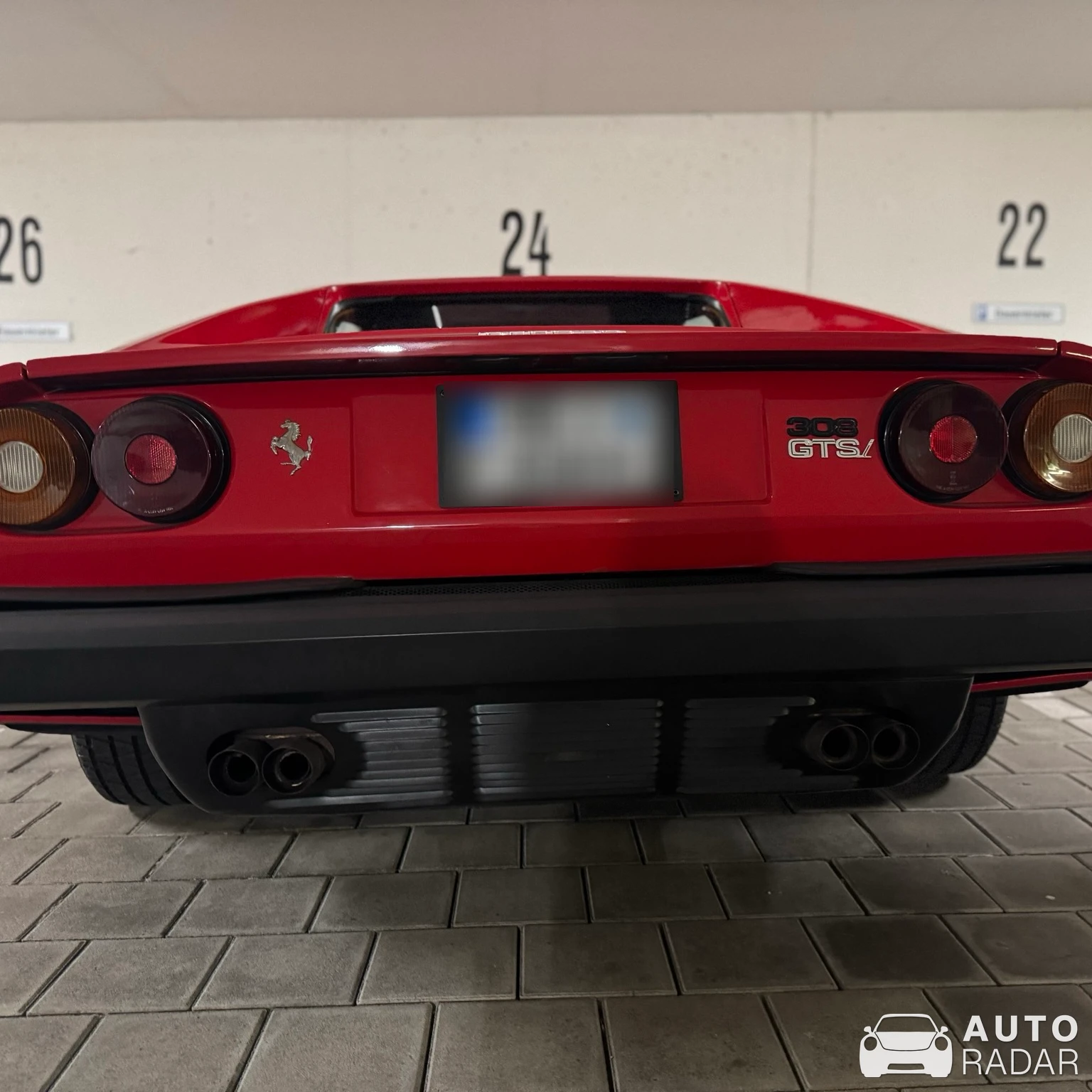 Ferrari 308 GTSi spotted in Warngau