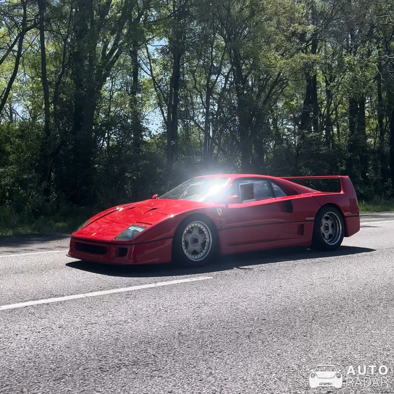 Ferrari F40 spotted in Franklin, United States