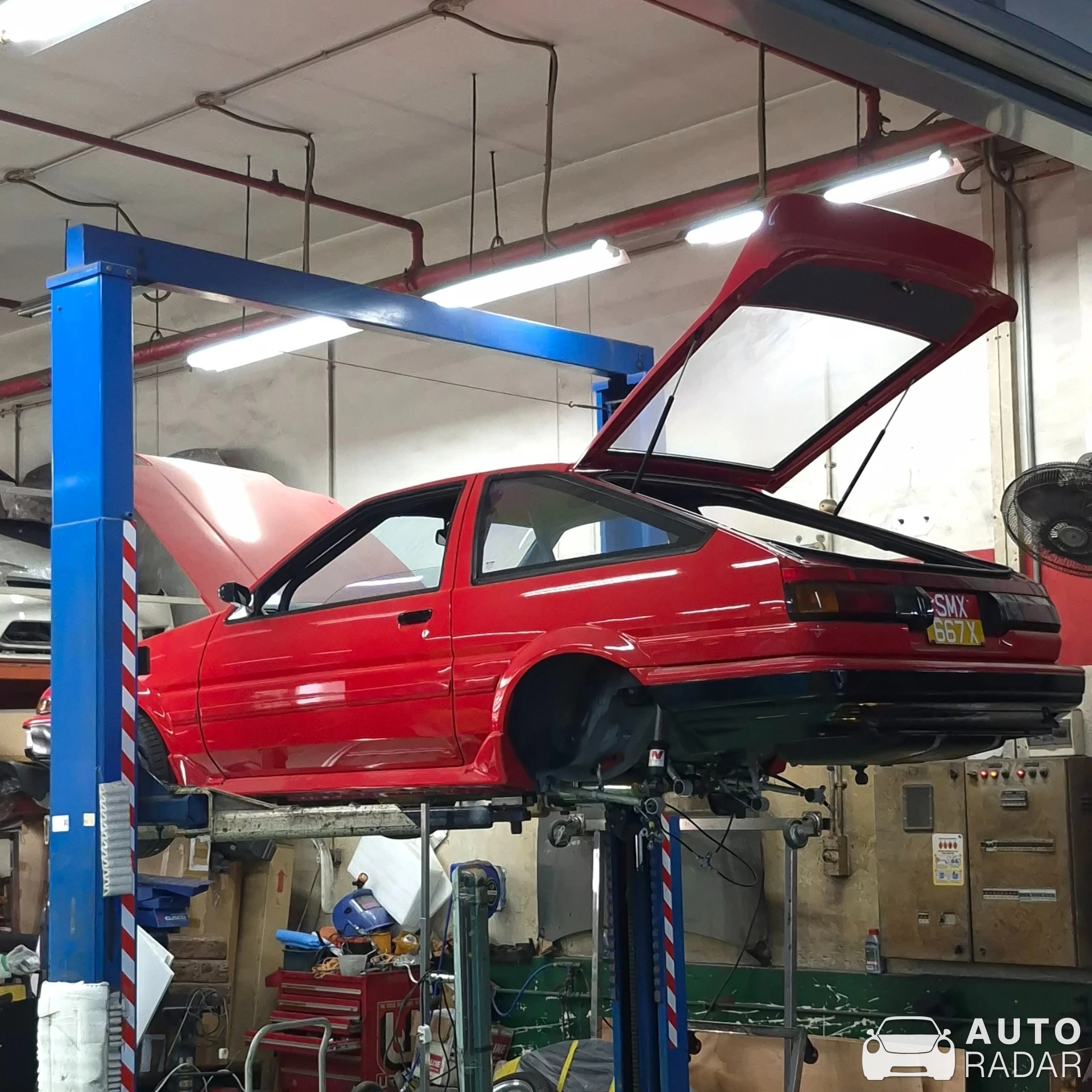 Toyota Sprinter Trueno GT-Apex AE86 spotted in Singapore