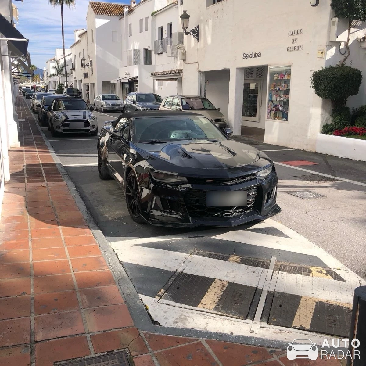 Chevrolet Camaro ZL1 Convertible spotted in Marbella