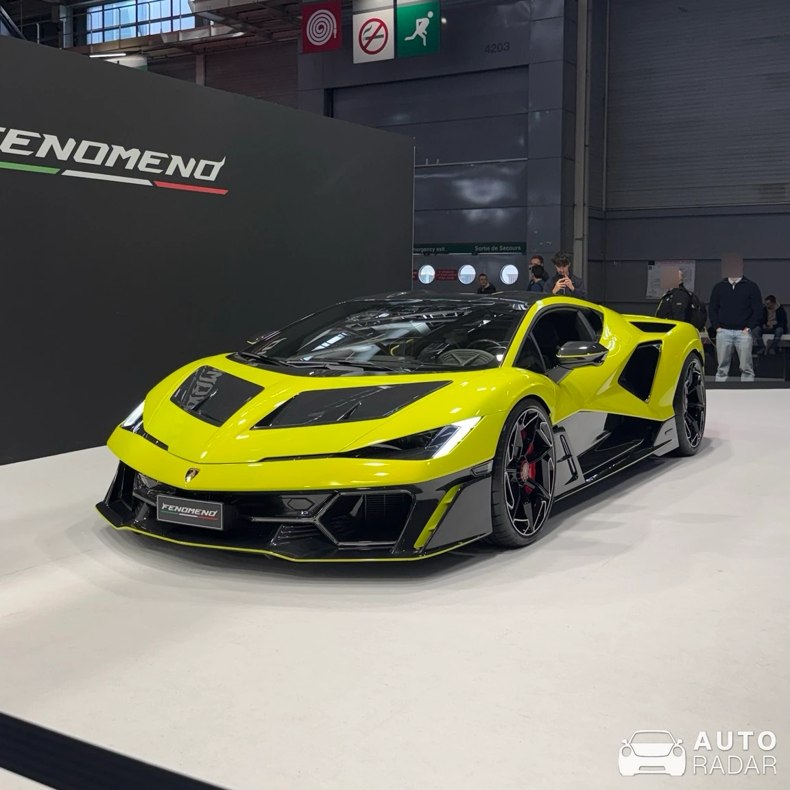 Lamborghini Fenomeno spotted in Paris, France