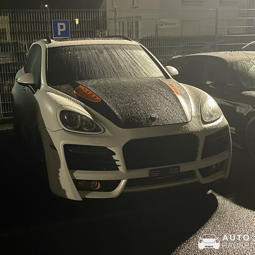 Porsche TechArt 985 Cayenne Turbo MkI spotted in Oftringen