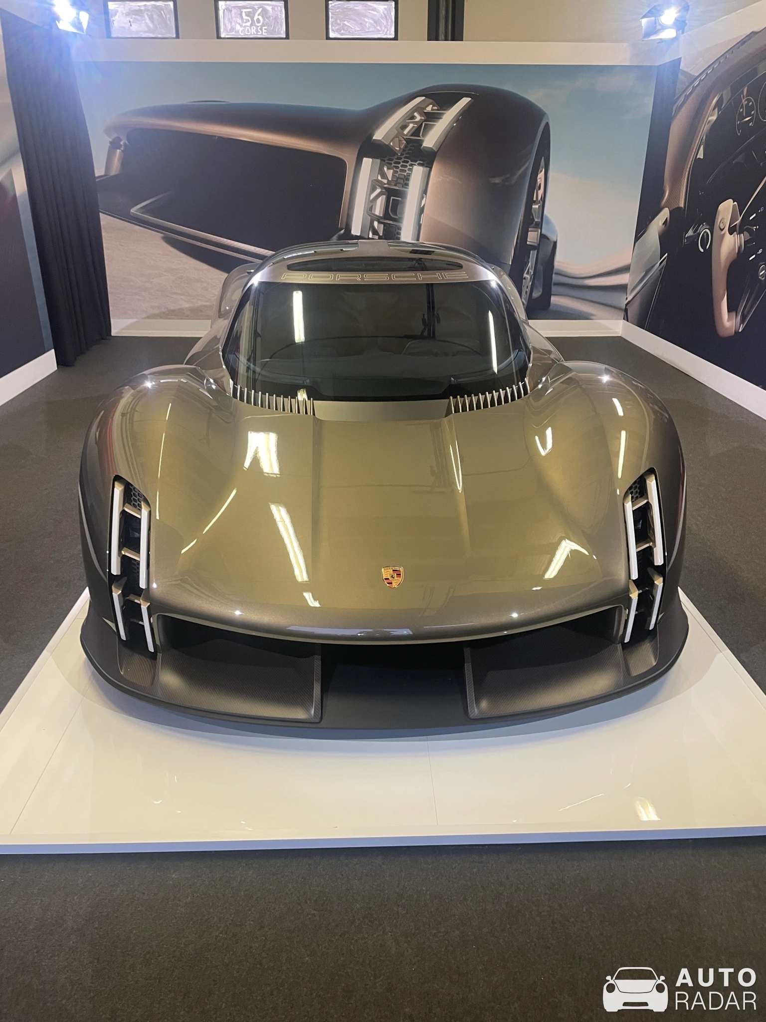 Porsche Vision spotted in Misano Adriatico