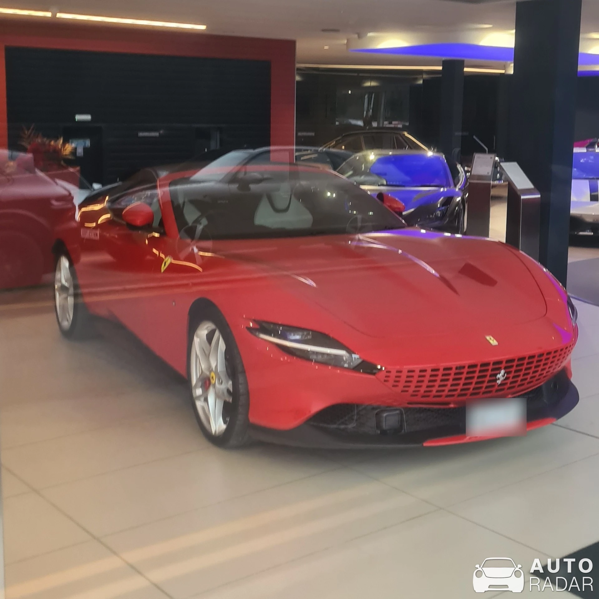 Ferrari Roma Spider spotted in Handforth, United Kingdom