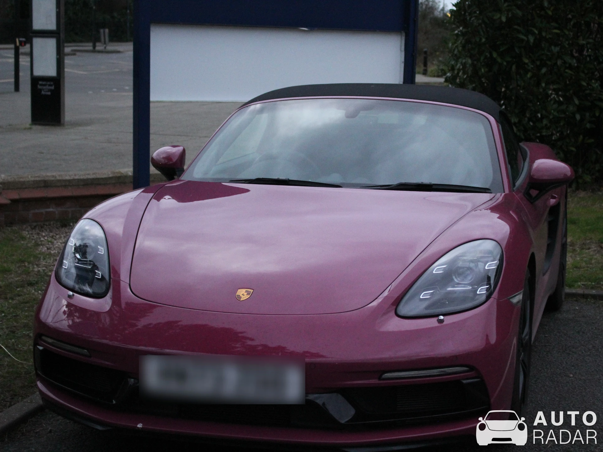 Porsche 718 Boxster spotted in Warwickshire, United Kingdom
