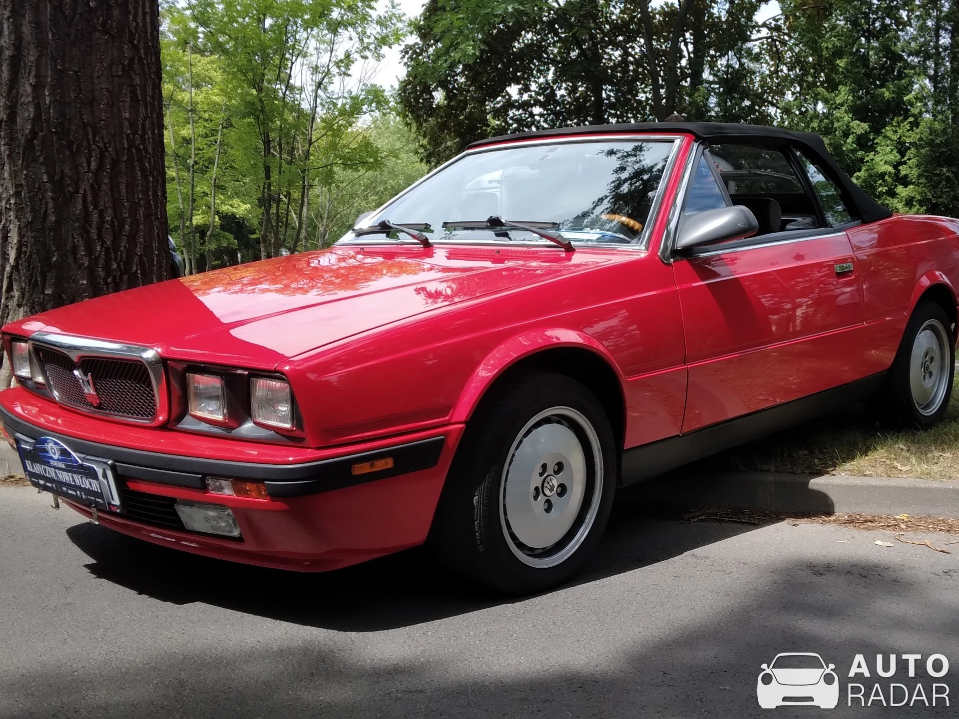 Maserati BiTurbo Spyder spotted in Warszawa