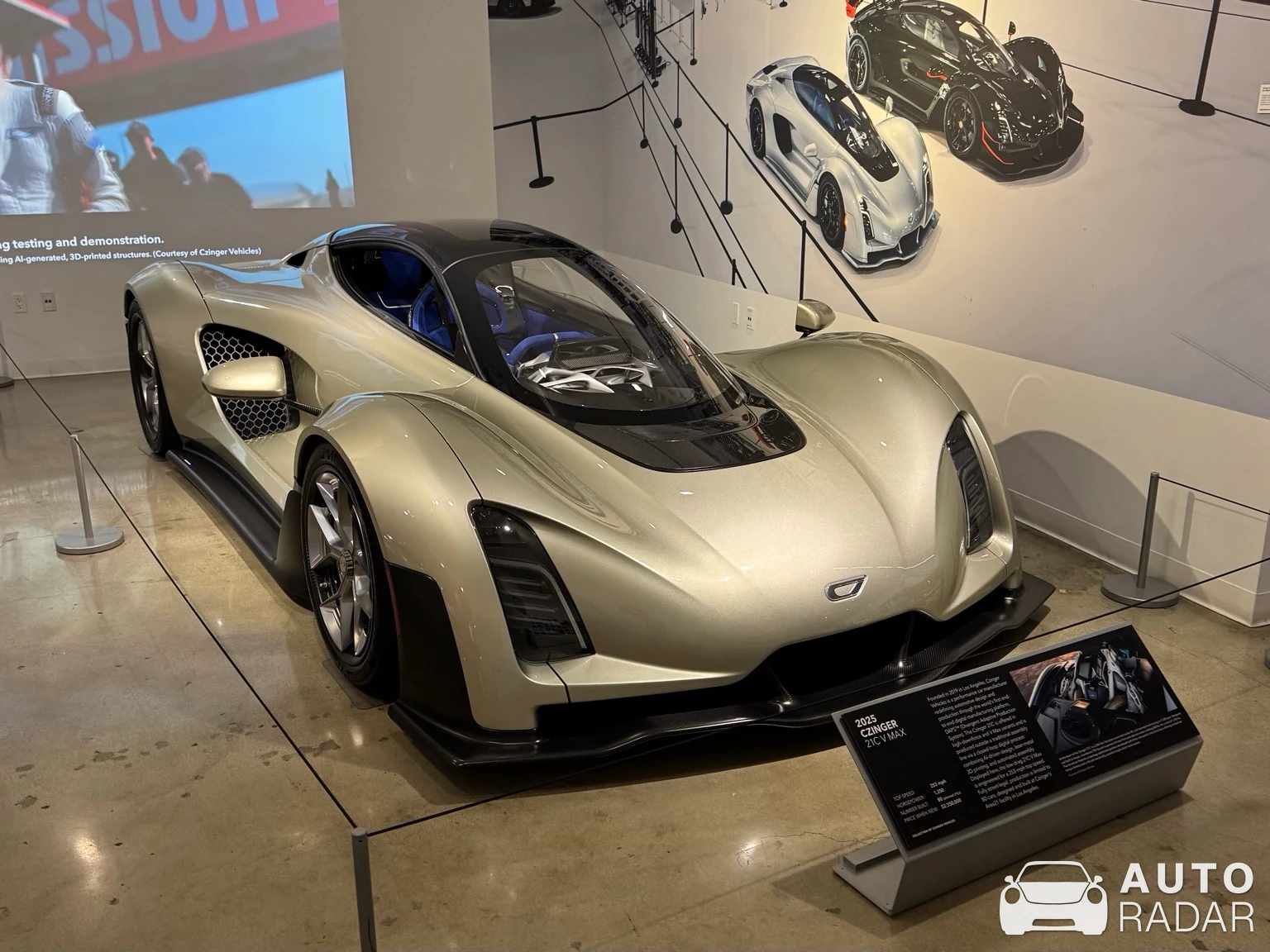 Czinger 21C V Max spotted in Los Angeles