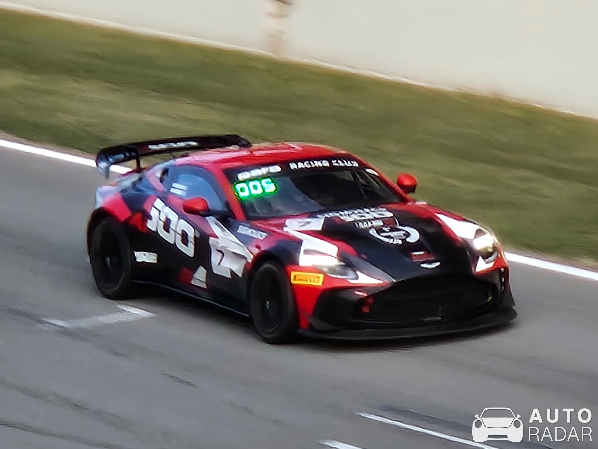 Aston Martin V8 Vantage GT4 Evo spotted in Montmeló