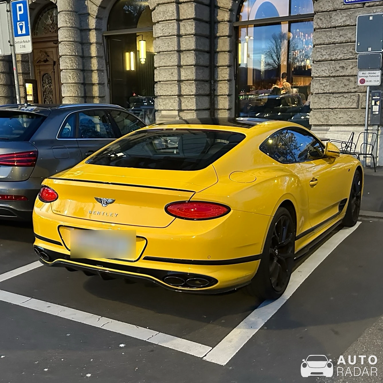 Bentley Continental GT V8 S 2023 spotted in Zürich