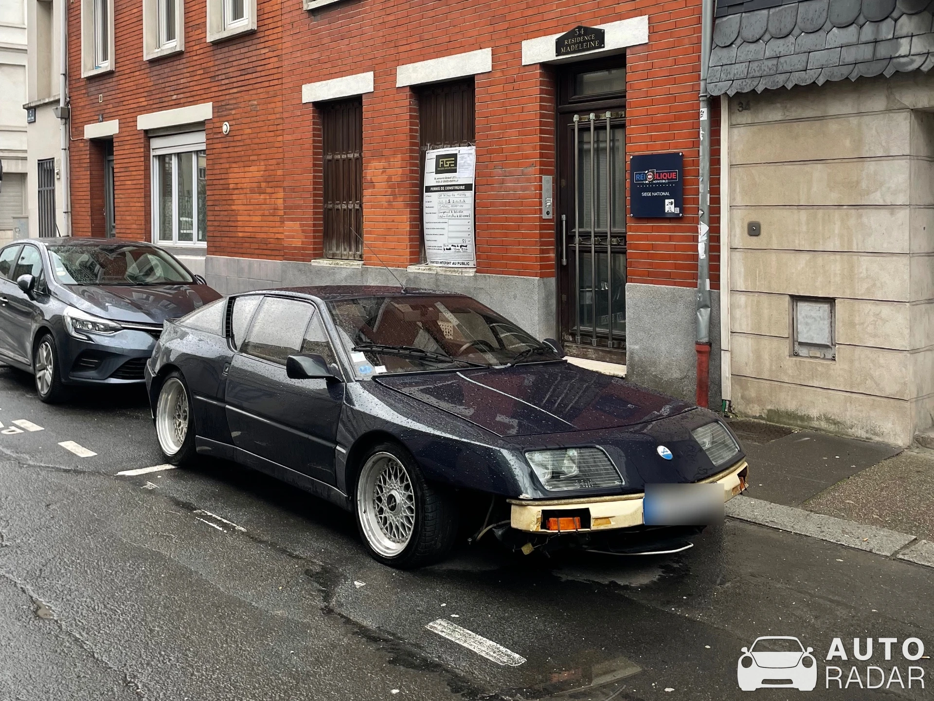 Alpine GTA spotted in Rouen