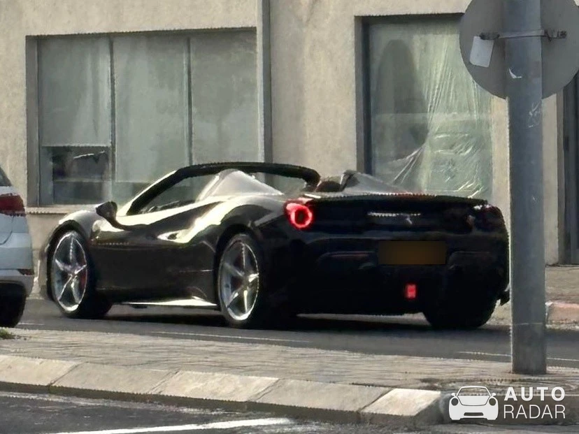 Ferrari 488 Spider spotted in Tel Aviv-Yafo, Israel