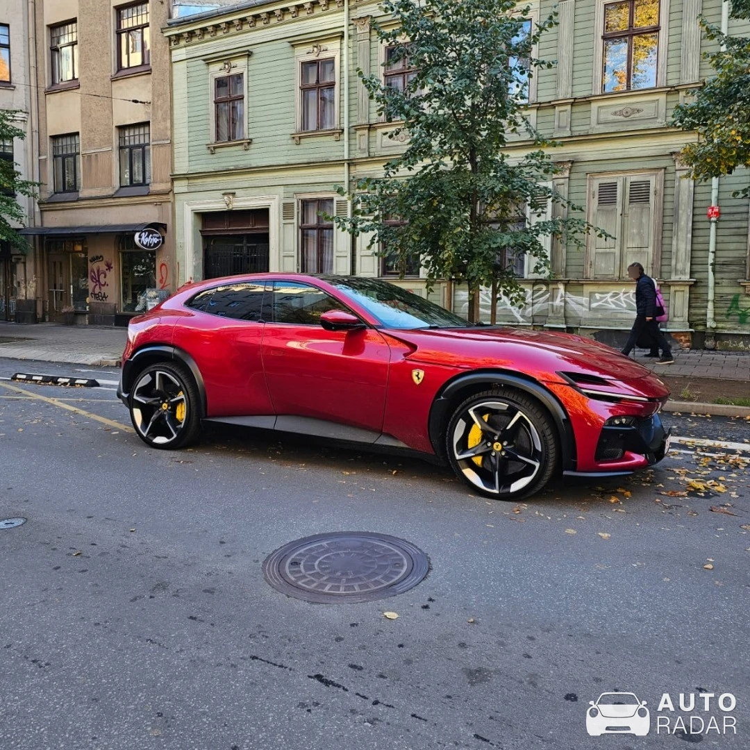 Ferrari Purosangue spotted in Riga, Latvia