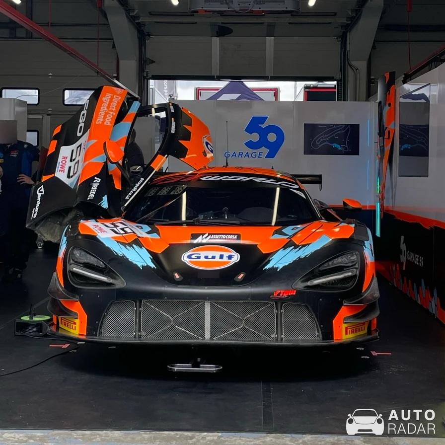 McLaren 720S GT3 EVO spotted in Magny-Cours