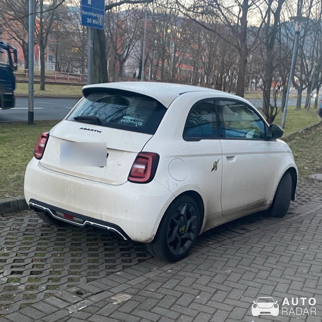 Abarth 500e spotted in Jena, Deutschland