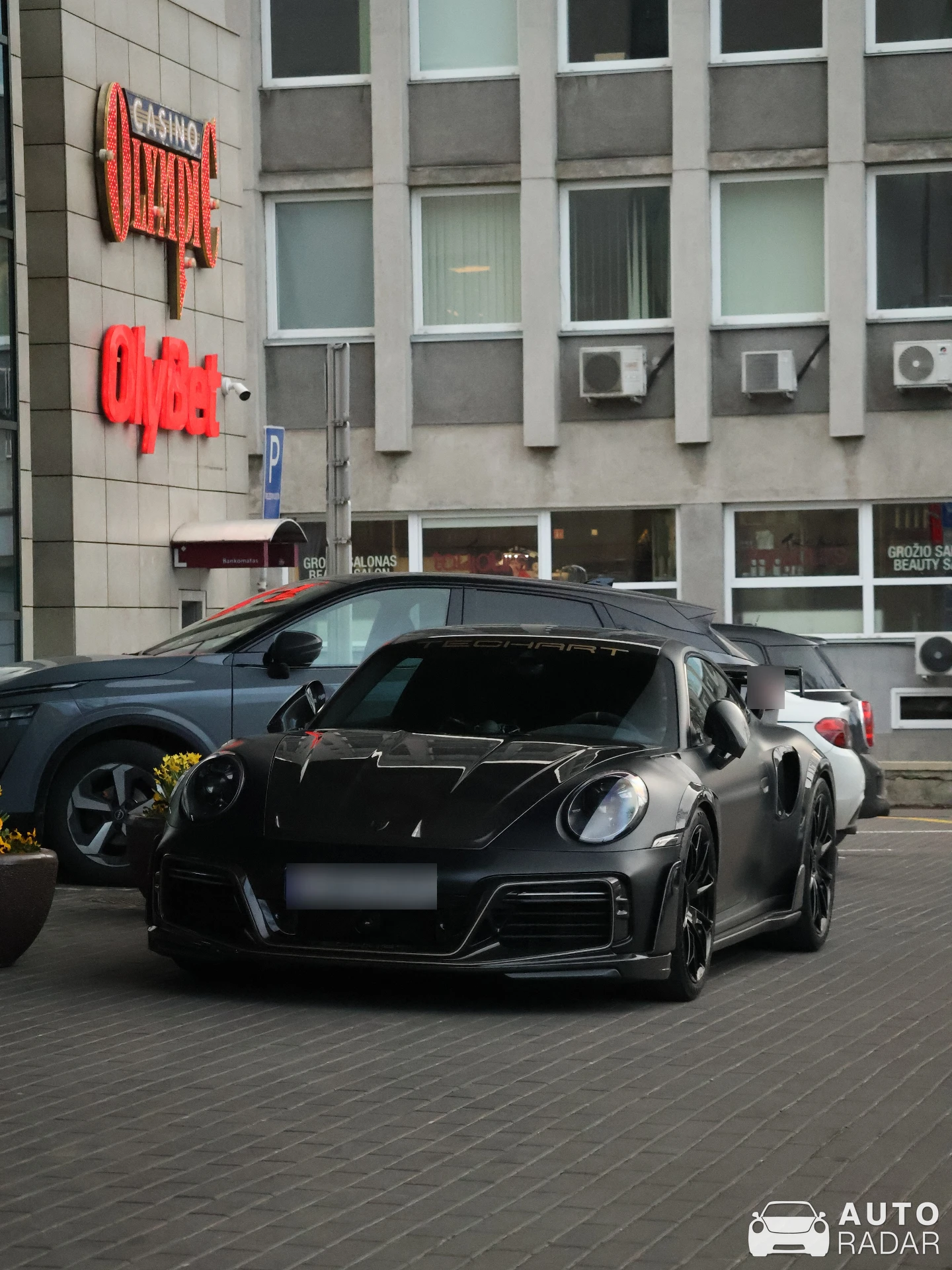Porsche TechArt 992 GTstreet R Monochrome spotted in Kaunas