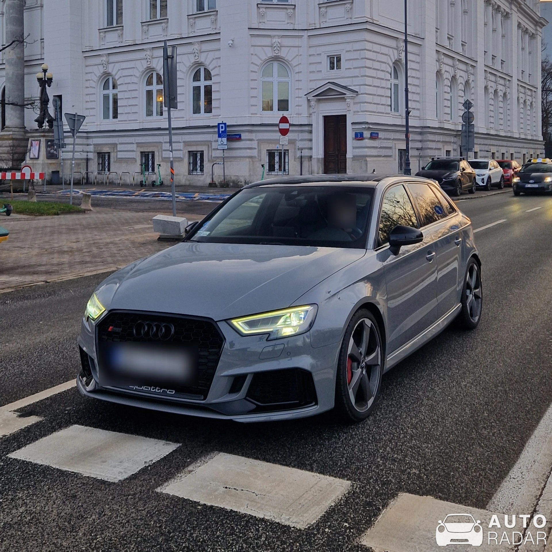 Audi RS3 Sportback 8V 2018 spotted in Warszawa, Polska
