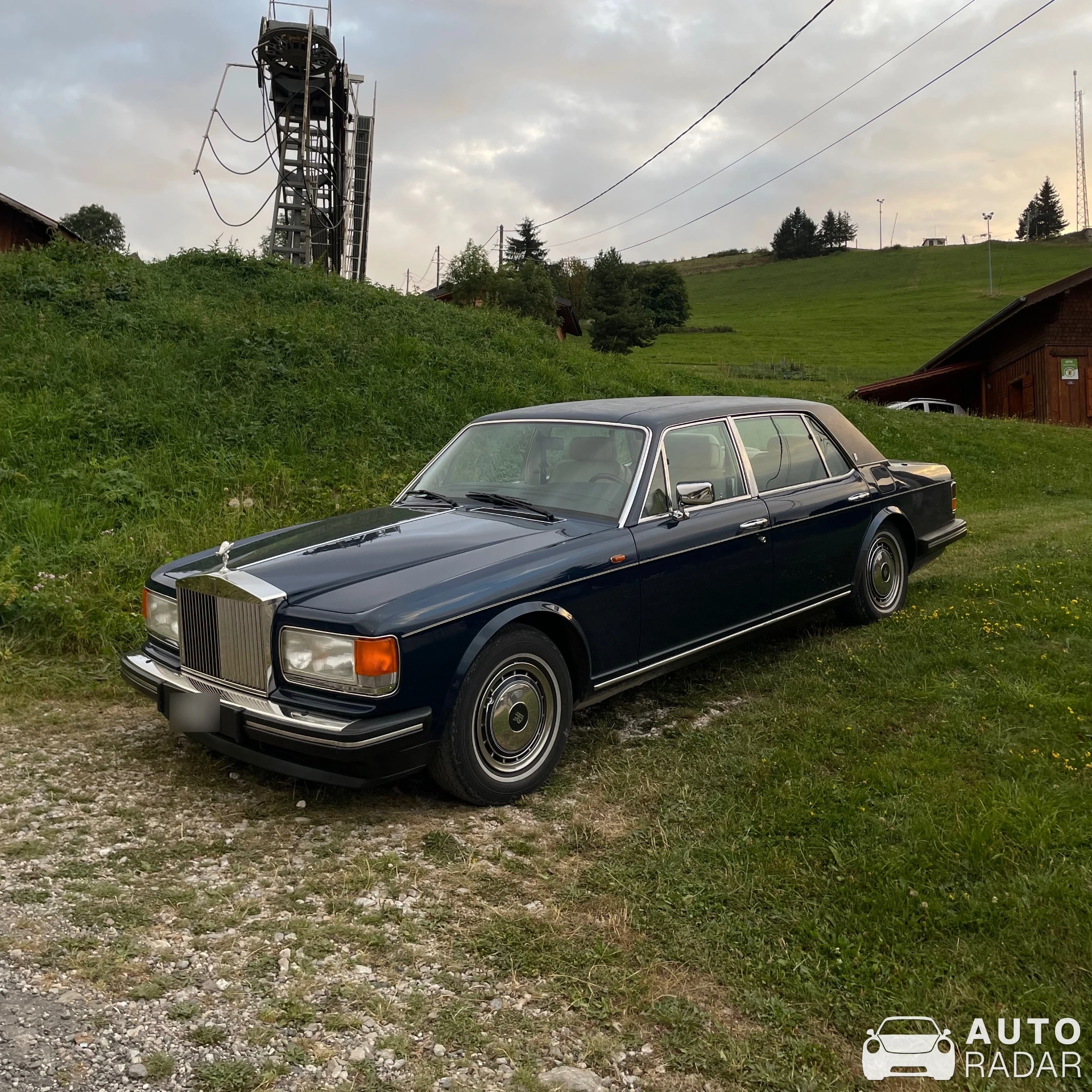 Rolls-Royce Silver Spur spotted in Bellevaux, France