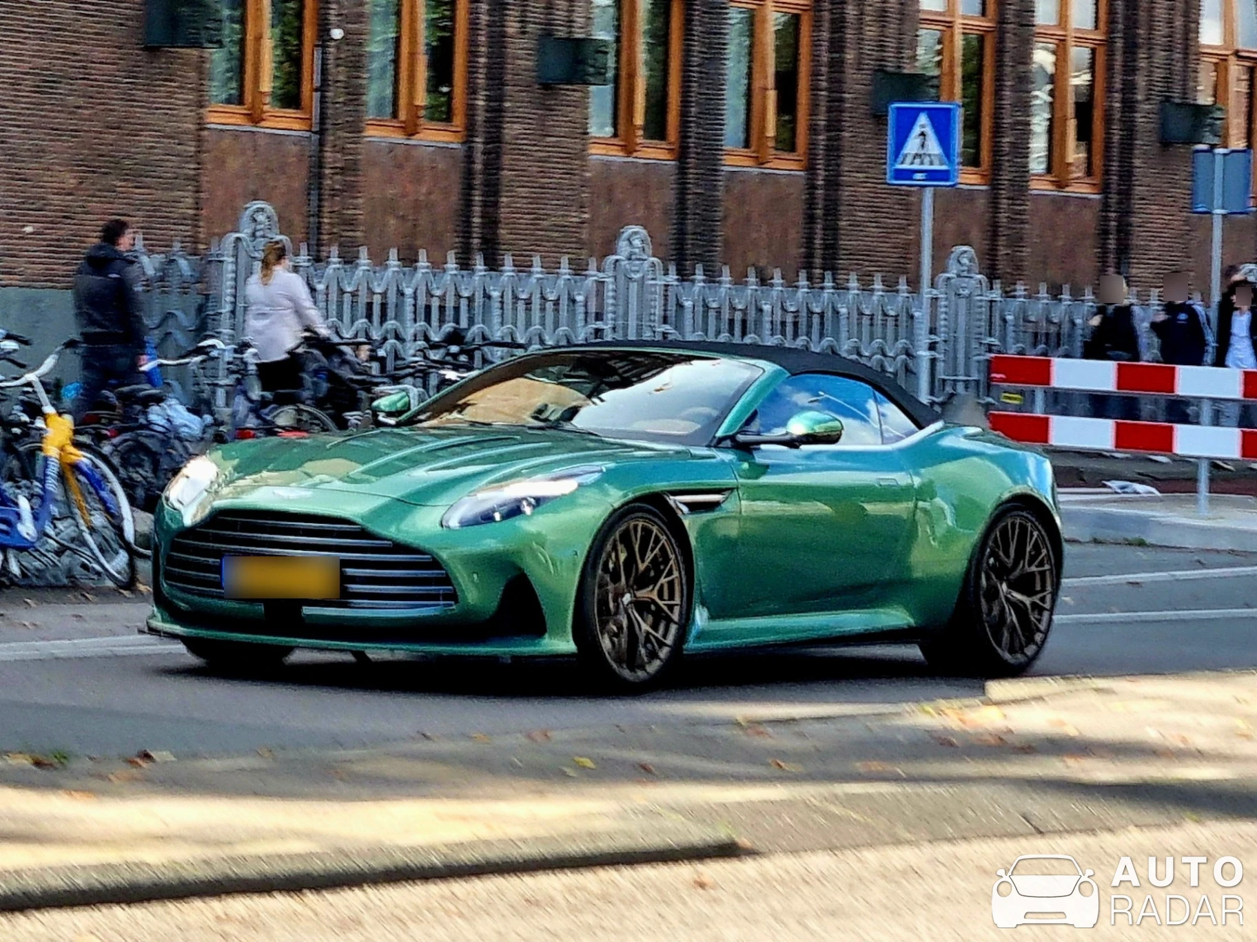 Aston Martin DB12 Volante spotted in Amsterdam, Netherlands