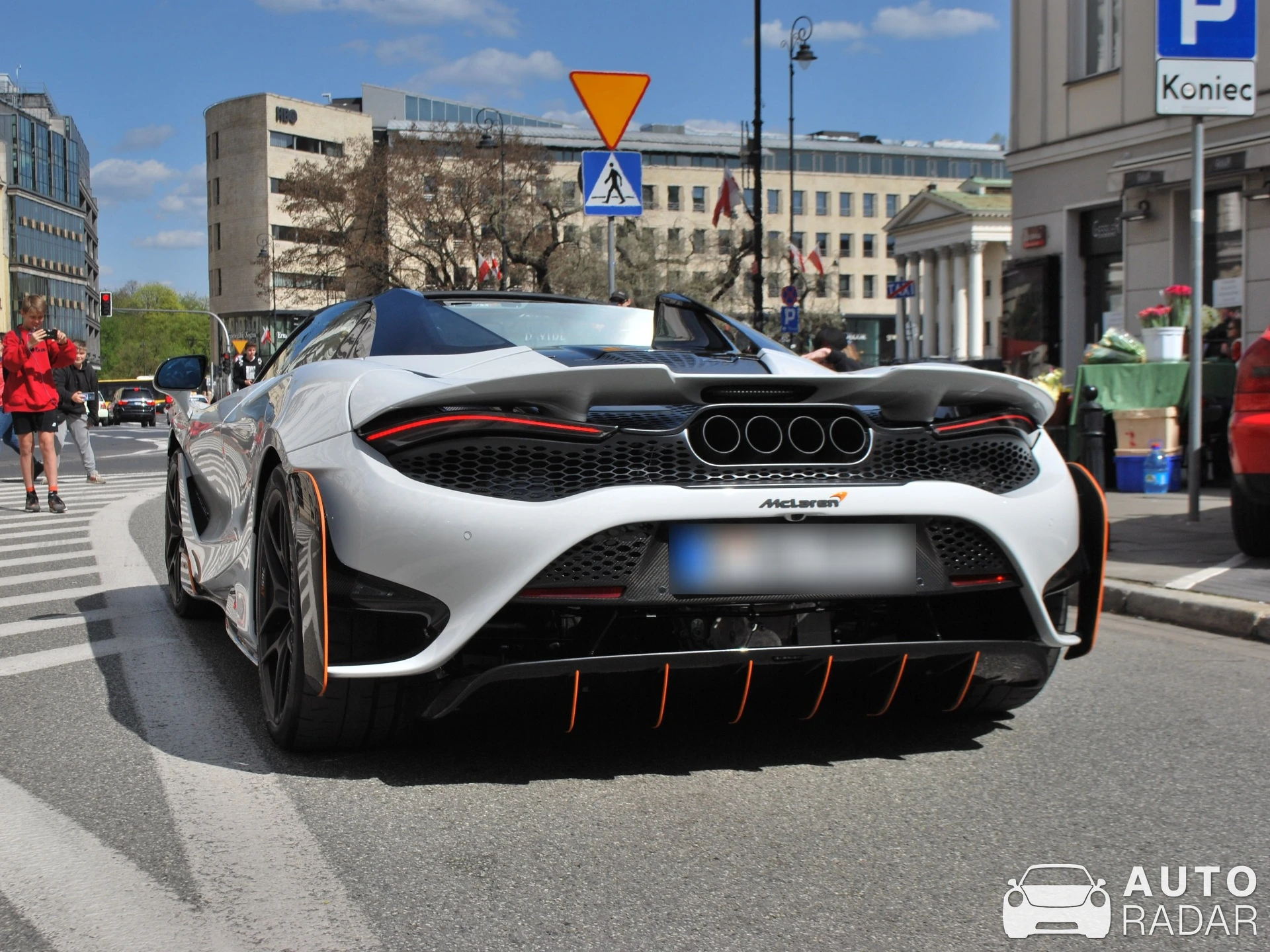 McLaren 765LT Spider spotted in Warszawa, Poland