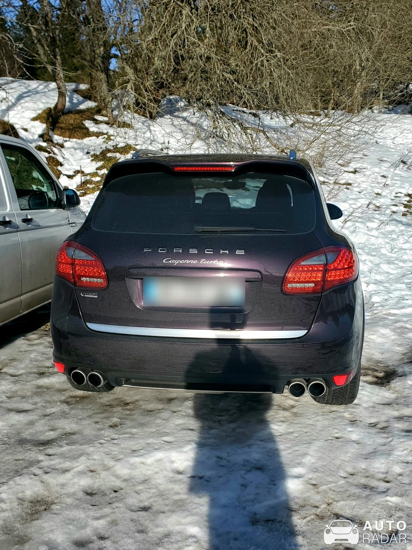 Porsche Cayenne Turbo spotted in Orbey, France