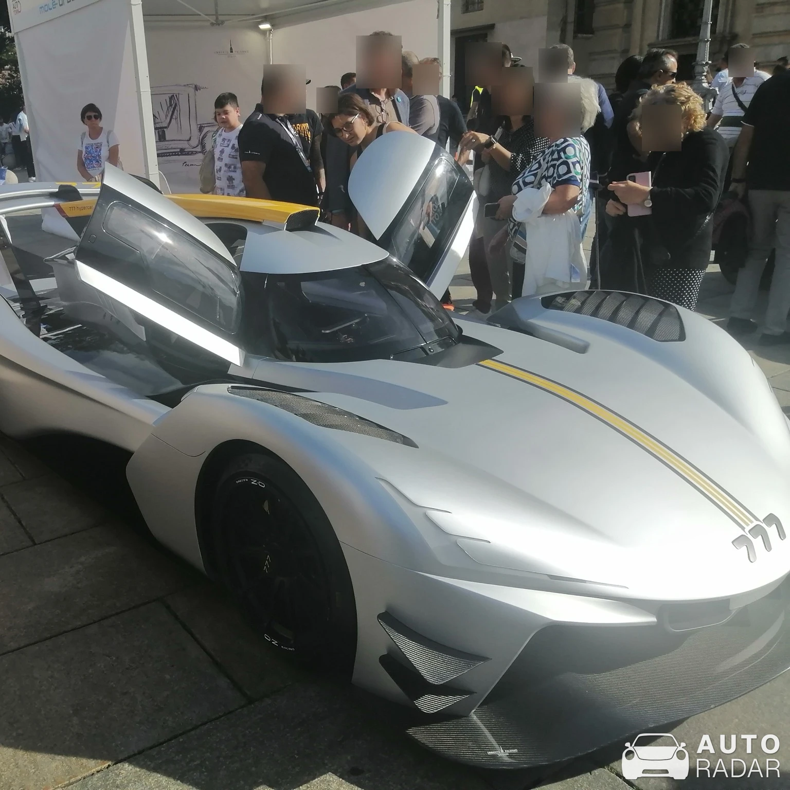 777 Motors 777 Hypercar spotted in Torino