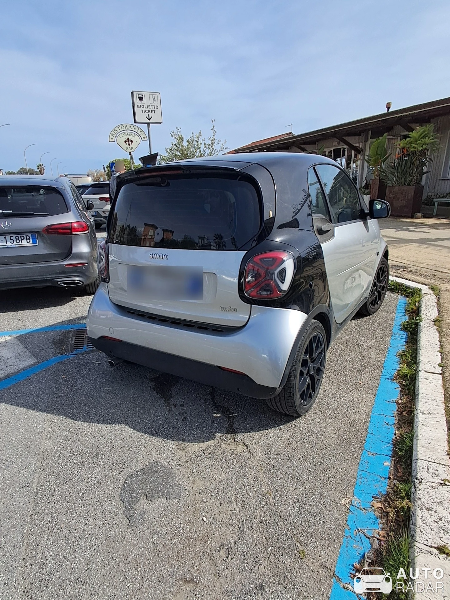 Smart Fortwo Brabus EV spotted in Marina di Massa