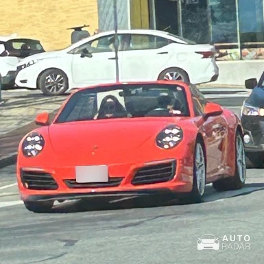 Porsche 991 Carrera Cabriolet MkII spotted in Belmont, United States