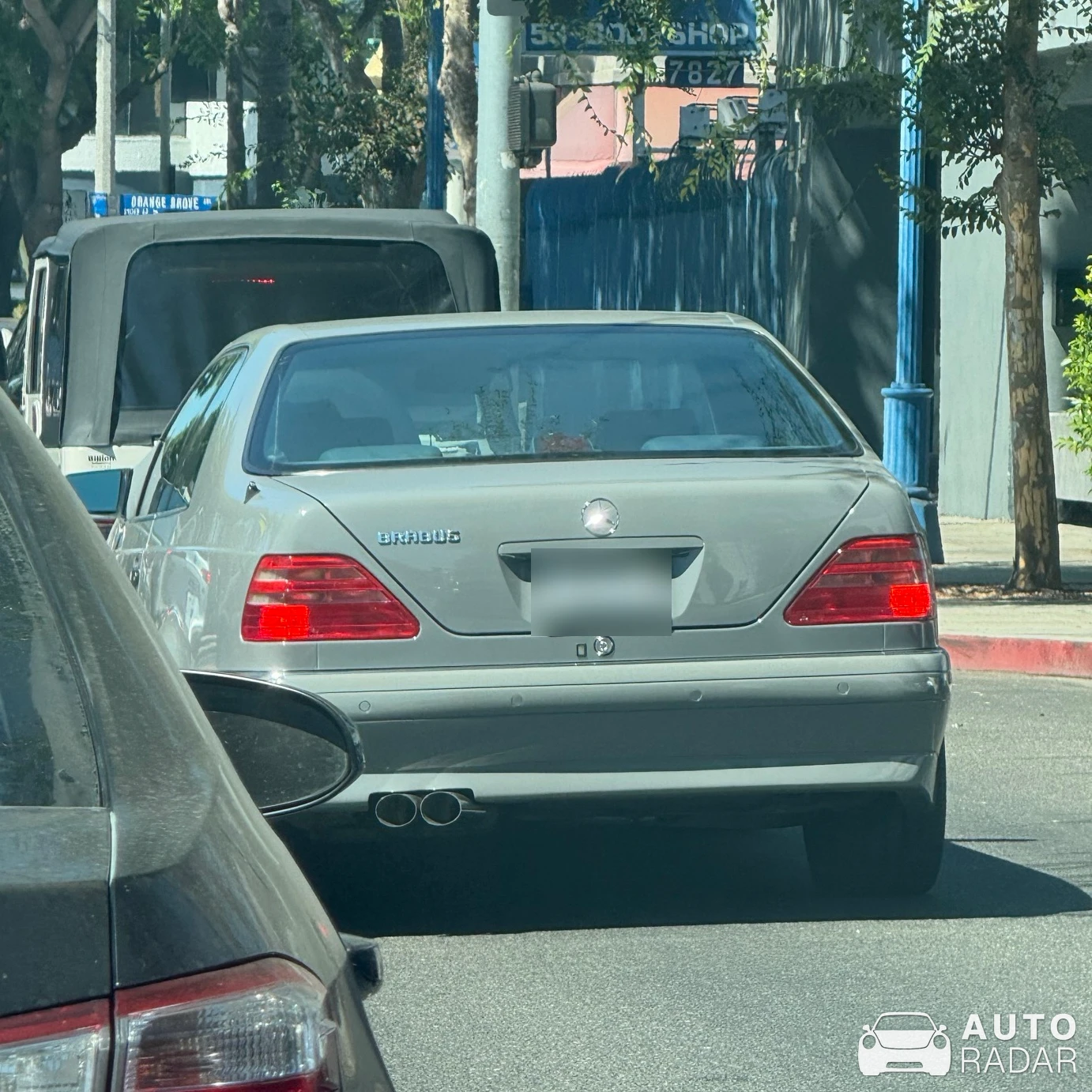 Mercedes-Benz Brabus 7.3 S spotted in West Hollywood