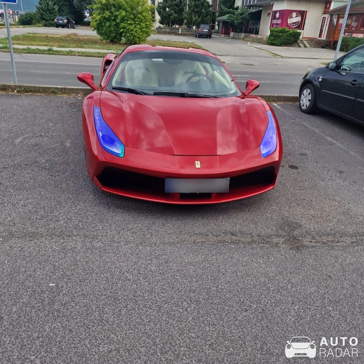Ferrari 488 GTB spotted in Žiar nad Hronom, Slovakia