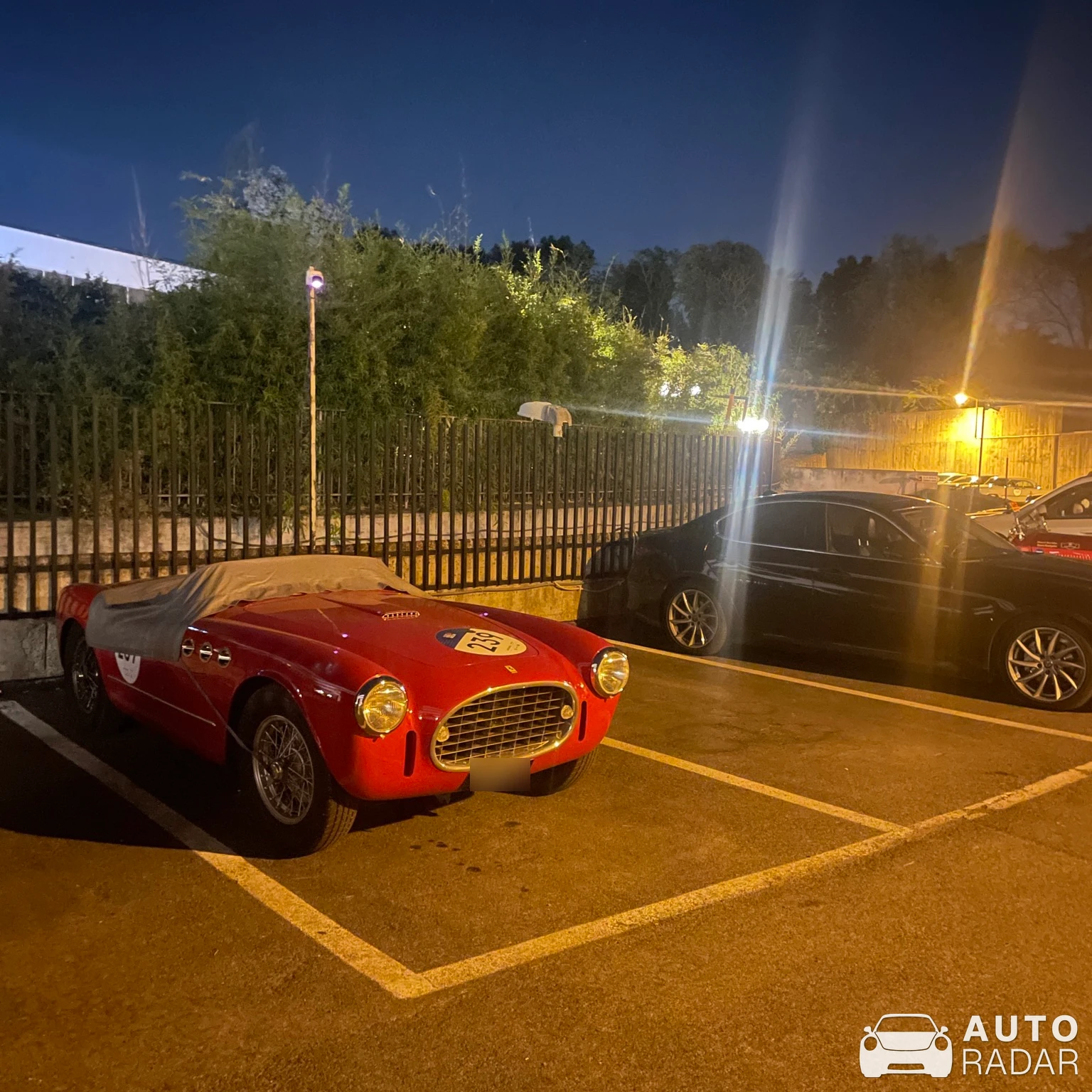 Ferrari 166 MM Touring Barchetta spotted in Roma, Italia
