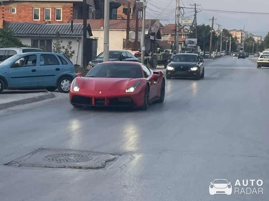 Ferrari 488 GTB spotted in Prilep