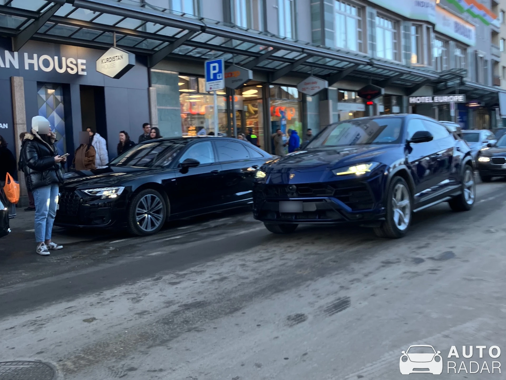 Lamborghini Urus spotted in Davos, Switzerland