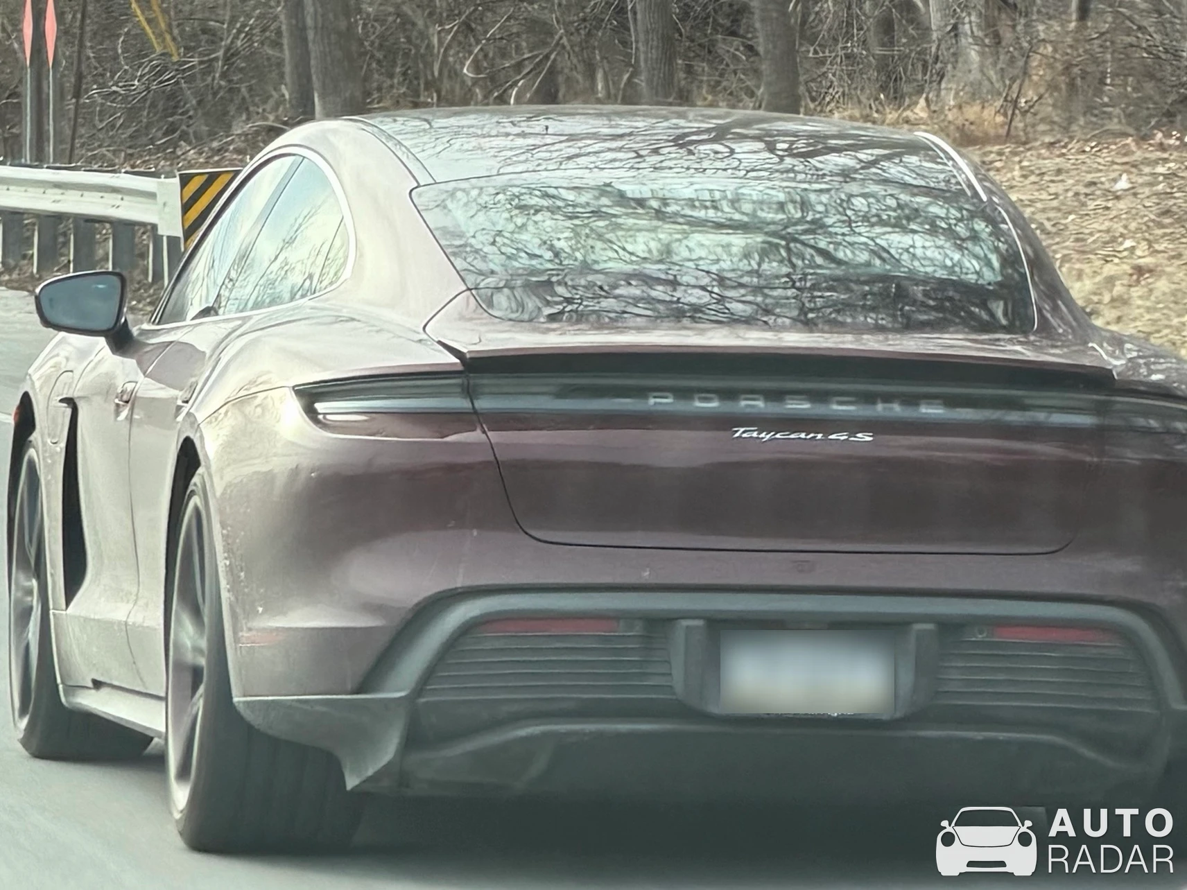 Porsche Taycan 4S spotted in Chadds Ford, United States