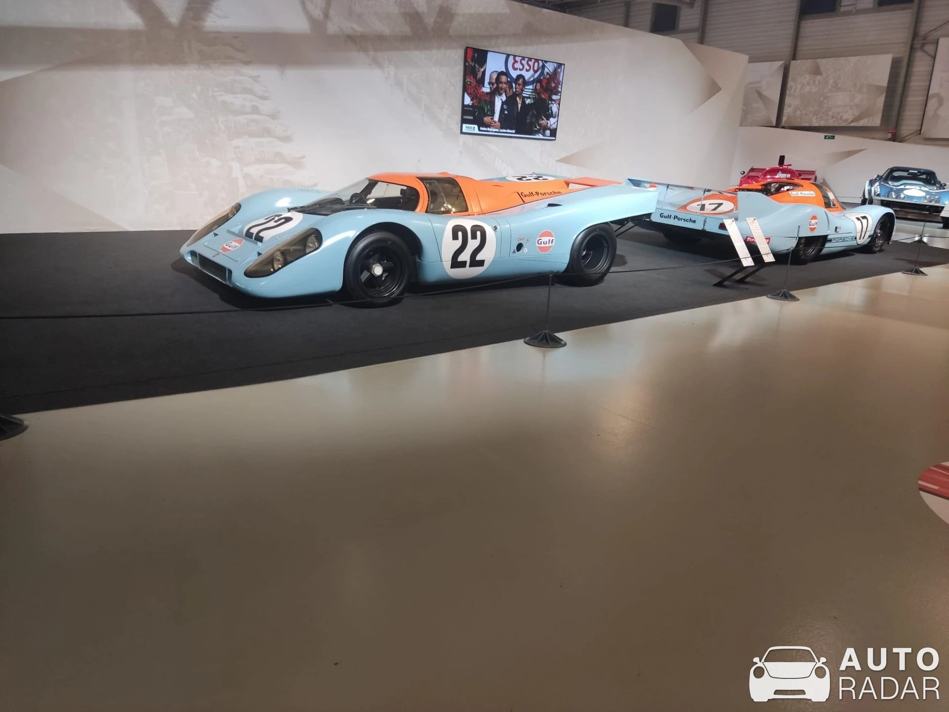Porsche 917K spotted in Le Mans, France