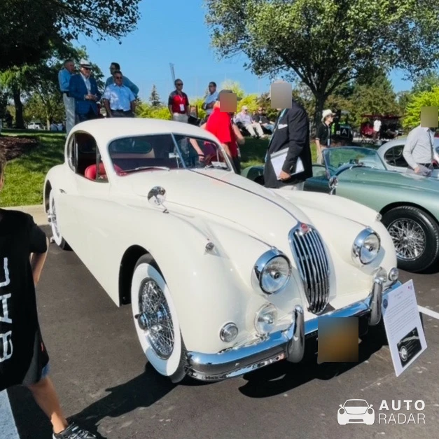 Jaguar XK140 spotted in Detroit, United States