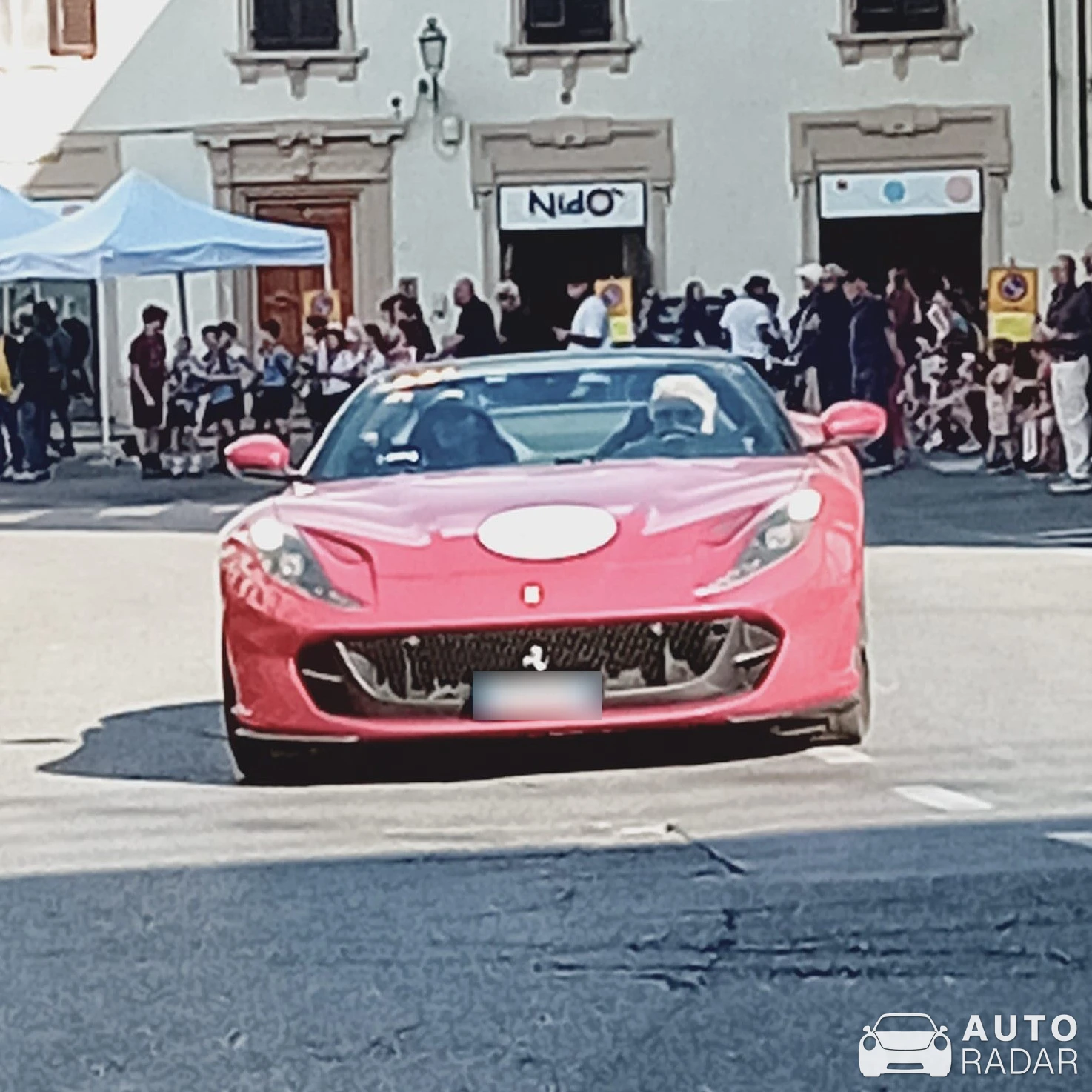 Ferrari 812 GTS spotted in Prato, Italy