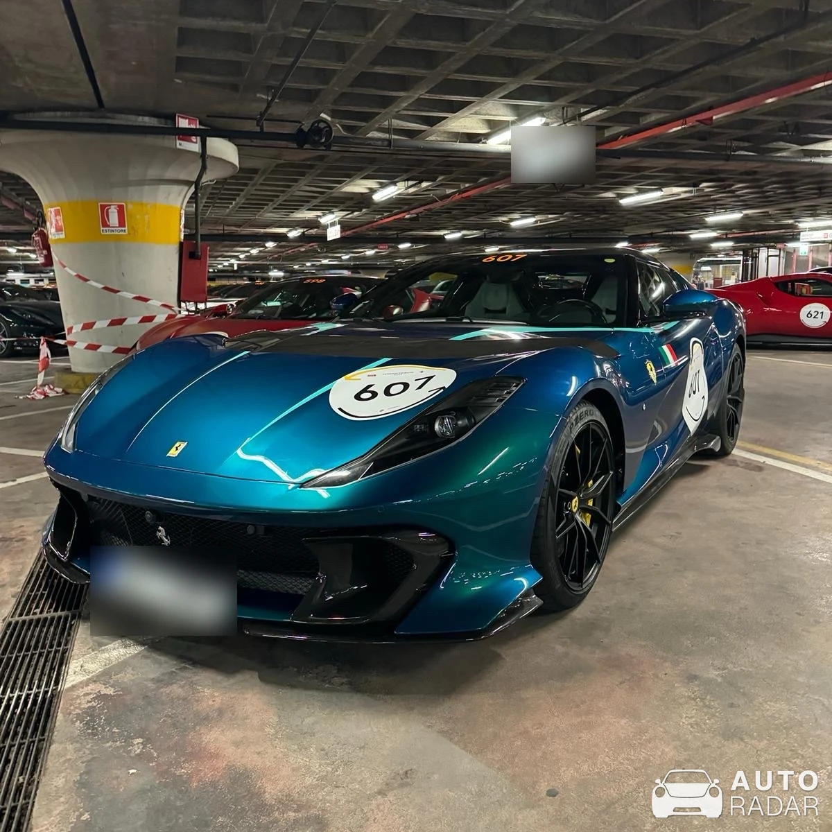 Ferrari 812 Competizione A Cavalcade 10th Anniversary Edition spotted in Roma, Italia