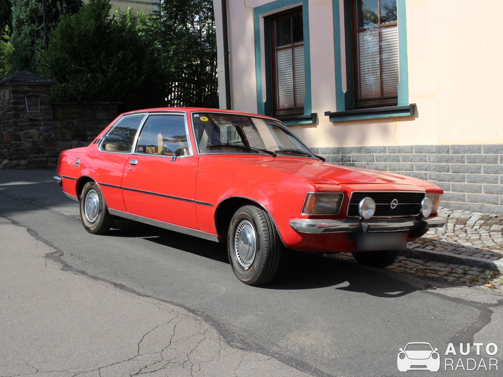 Opel Rekord D spotted in Sayda, Germany